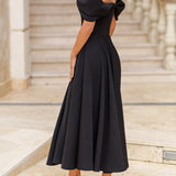 Robe Maxi Elegante com Ombro Descoberto