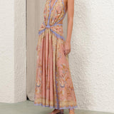Maxi robe boémia floral