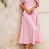 Robe Maxi Elegante com Ombro Descoberto