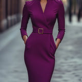Alice | Robe elegante com cinto