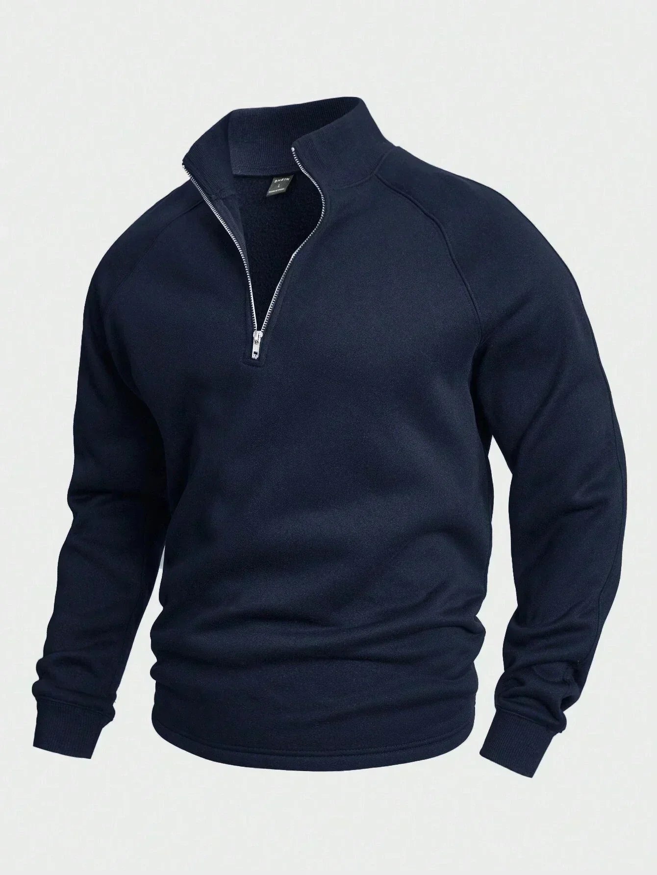 António - Pullover com fecho de meia altura