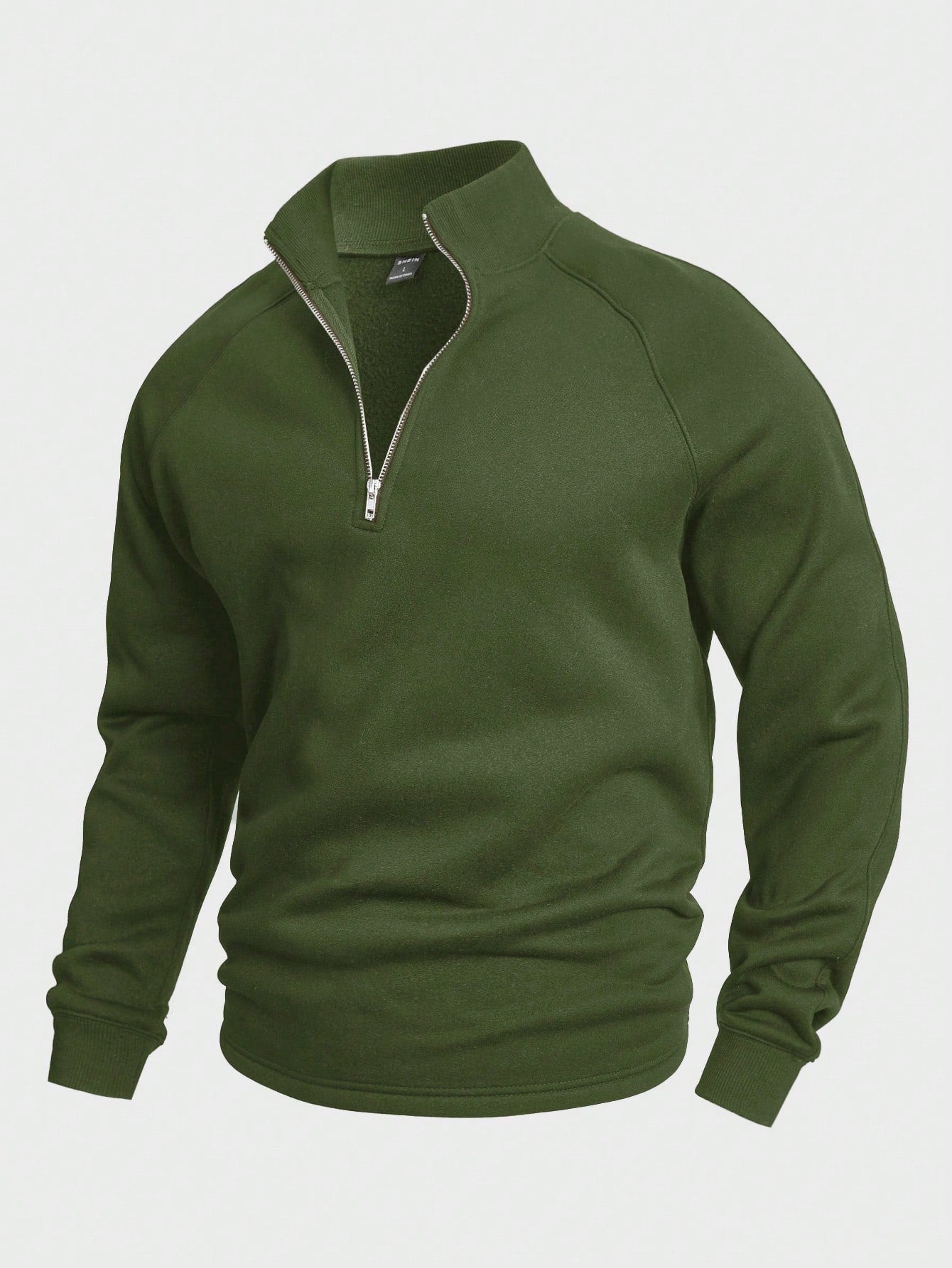 António - Pullover com fecho de meia altura