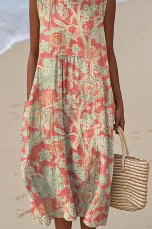 Elis - Vestido floral vintage