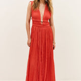Maxi Robe com Decote em V