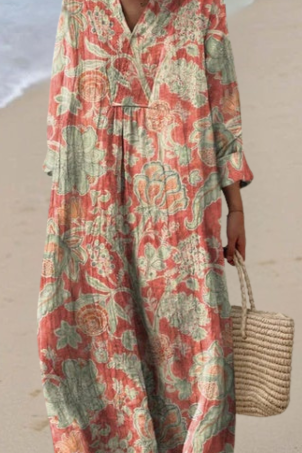 Elis - Vestido floral vintage