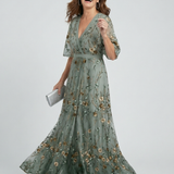 Selora | Vestido Maxi Fluido com Decote Halter