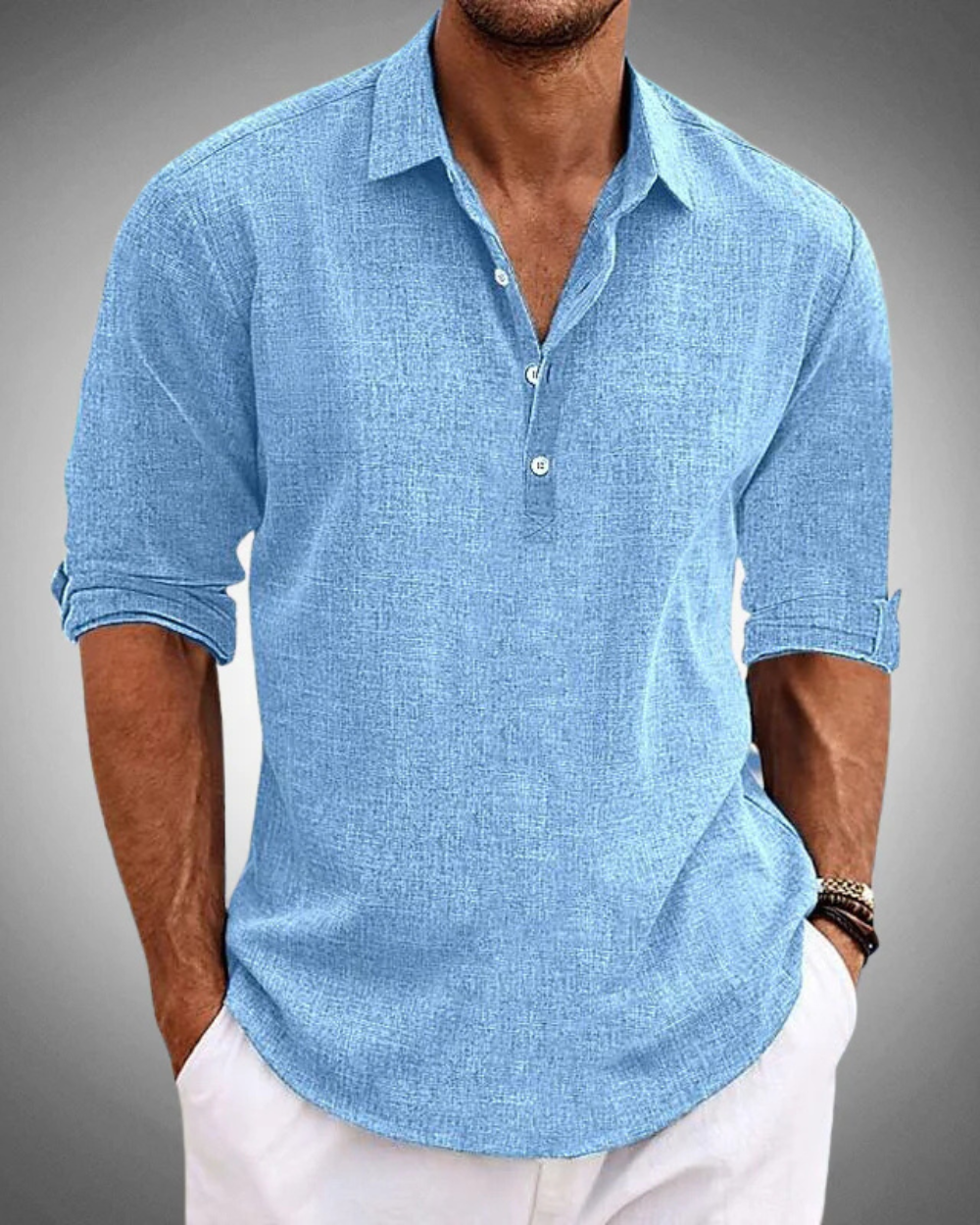 Camisa Clássica de Algodão
