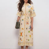 Robe midi aquarela