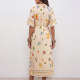 Robe midi aquarela
