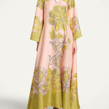 Robe maxi satinada
