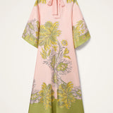 Robe maxi satinada