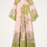 Robe maxi satinada