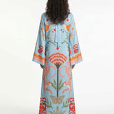 Robe maxi imprimée Azure