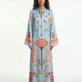 Robe maxi imprimée Azure
