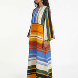 Vestido Maxi Listrado Horizon