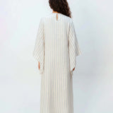 Robe Maxi Fleurie Rosa Pálido
