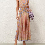 Maxi robe boémia floral