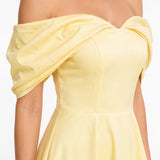 Robe Maxi Elegante com Ombro Descoberto