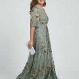 Selora | Vestido Maxi Fluido com Decote Halter