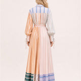 Robe maxi patchwork