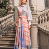 Robe maxi patchwork