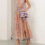 Maxi robe boémia floral