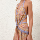 Maxi robe boémia floral