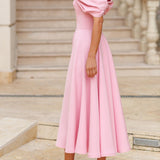 Robe Maxi Elegante com Ombro Descoberto