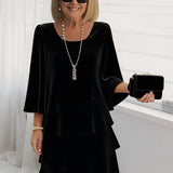 Catherine | Vestido Elegante com Volantes