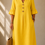 Vestido Botonado Amplo