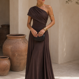Vestido Toledo em cor castanha