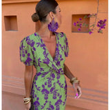 Alice | Elegante Vestido Impresso