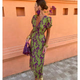 Alice | Elegante Vestido Impresso