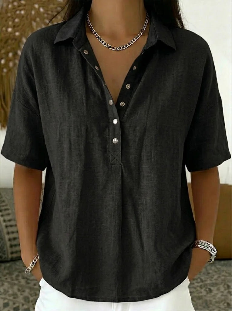 Carla| Blusa Elegante e Confortável