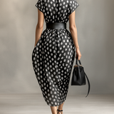 Alice | Vestido maxi de bolinhas