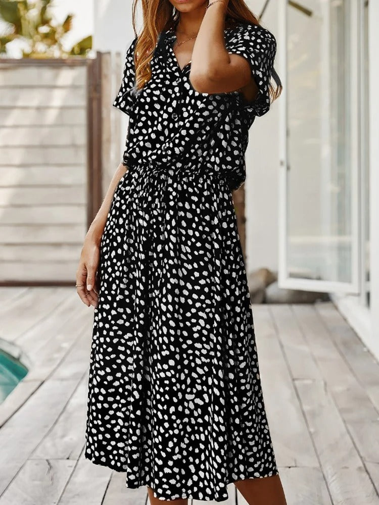 Lesley - Vestido Prático e Confortável
