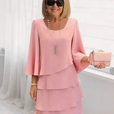 Catherine | Vestido Elegante com Volantes