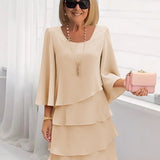 Catherine | Vestido Elegante com Volantes