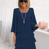 Catherine | Vestido Elegante com Volantes