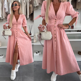 Alice | Vestido de denim vibrante
