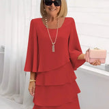 Catherine | Vestido Elegante com Volantes