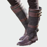 Botas de couro retro