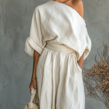 Mila | Conjunto de 2 peças off-shoulder