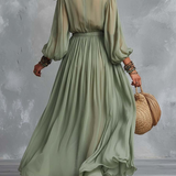 Inês | Vestido Maxi Boémio com Estampa Floral