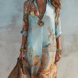 Serena | Vestido Mediterrâneo