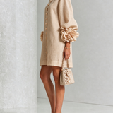 Robe Mini Floral Botonada