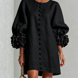 Robe Mini Floral Botonada