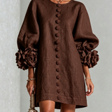 Robe Mini Floral Botonada