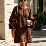 Robe Mini Floral Botonada