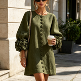 Robe Mini Floral Botonada